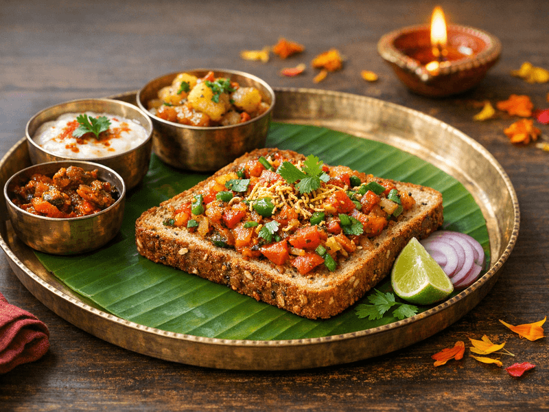 Whole Wheat Multigrain Bread Slice