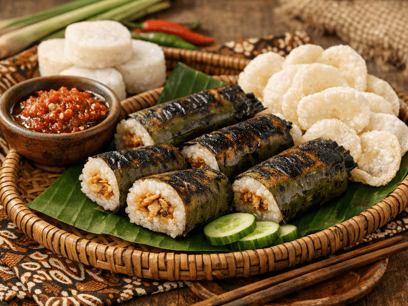 Lemper Bakar