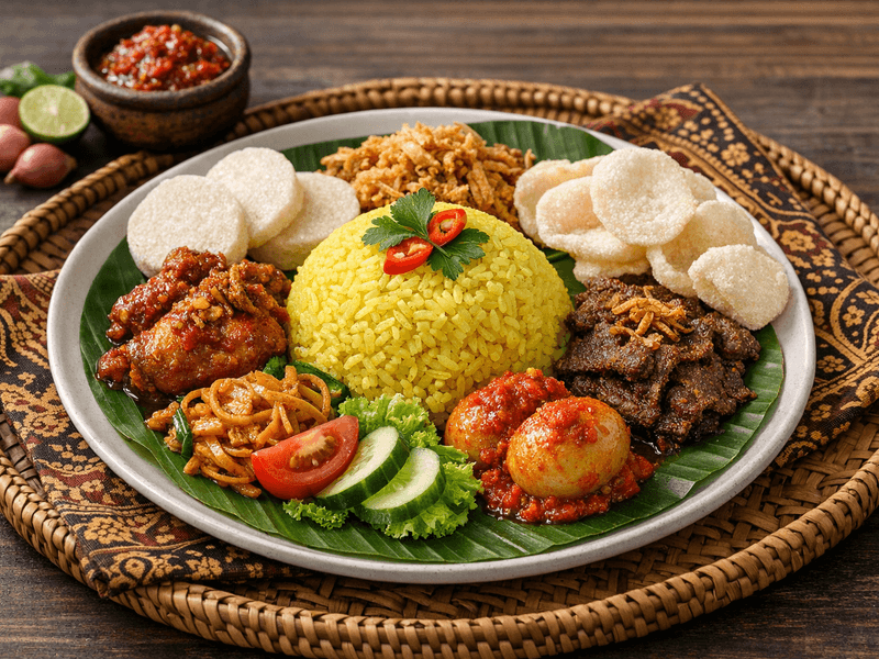 Nasi Kuning Banjar