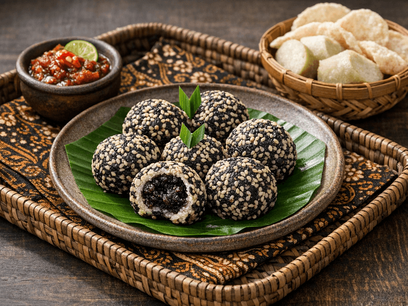 Onde-Onde Ketan Hitam
