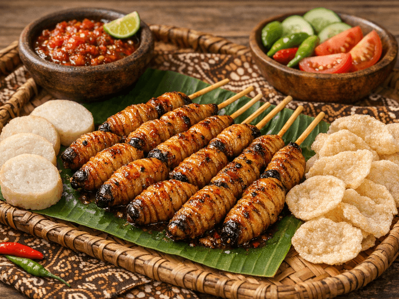 Sate Ulat Sagu