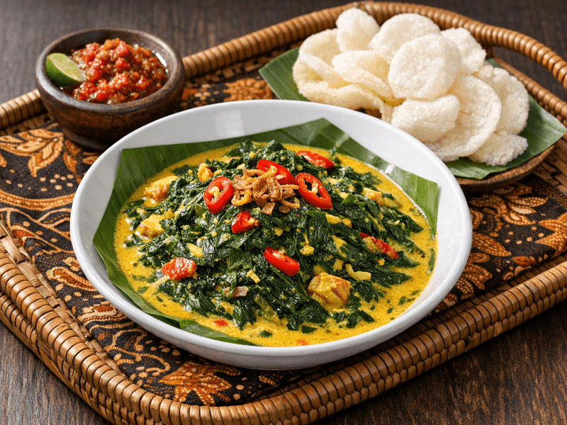Sayur Daun Singkong Padang