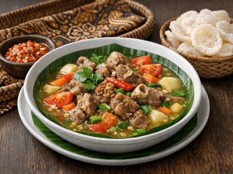 Sop Kambing Beraneka