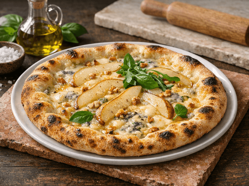 Pizza 4 Formaggi e Pere