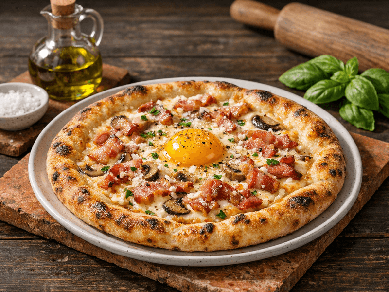 Pizza Carbonara