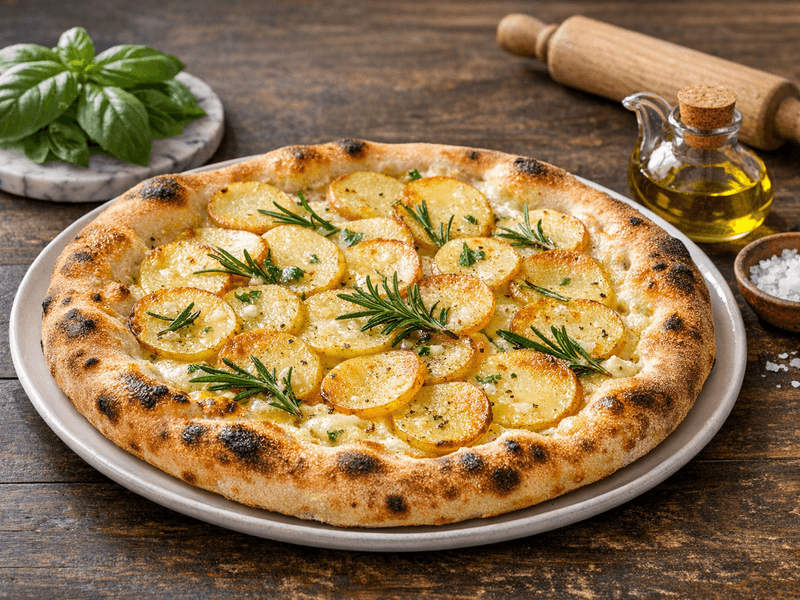 Pizza Patate e Rosmarino