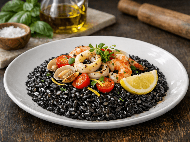Risotto al Nero di Seppia