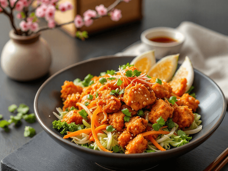 Chicken Karaage Salad