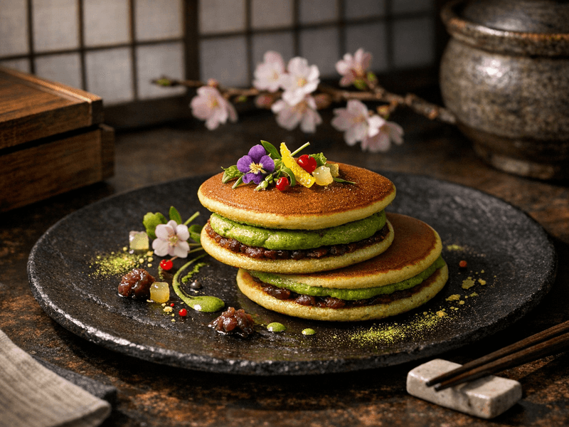 抹茶どら焼き