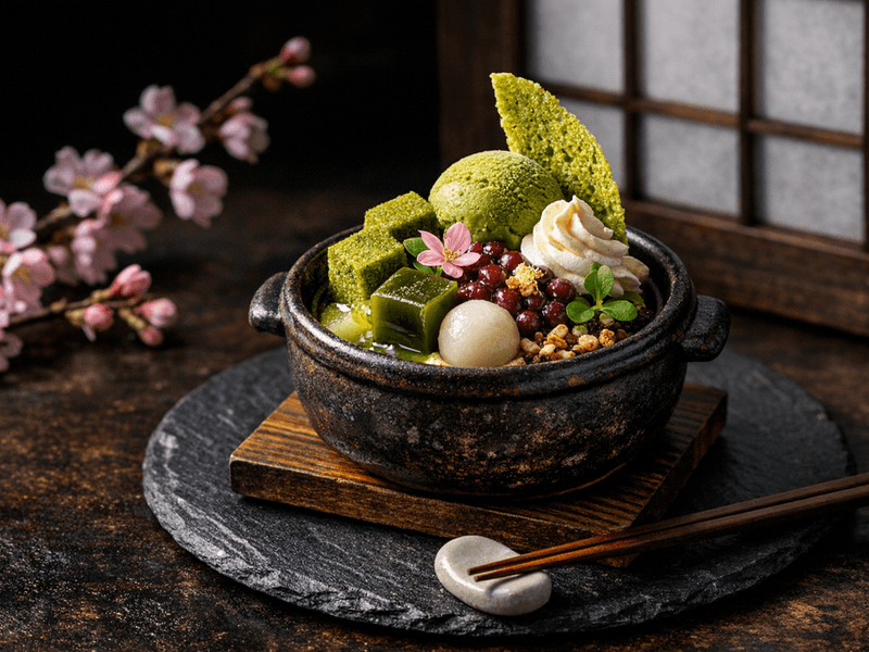 抹茶パフェ