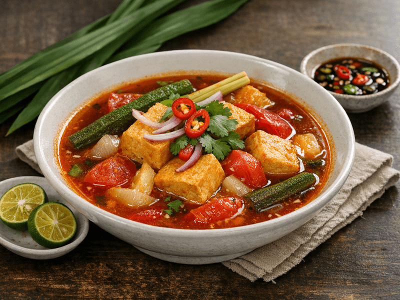 Asam Pedas Tofu Soup