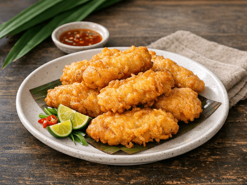 Banana Fritter Without Filling