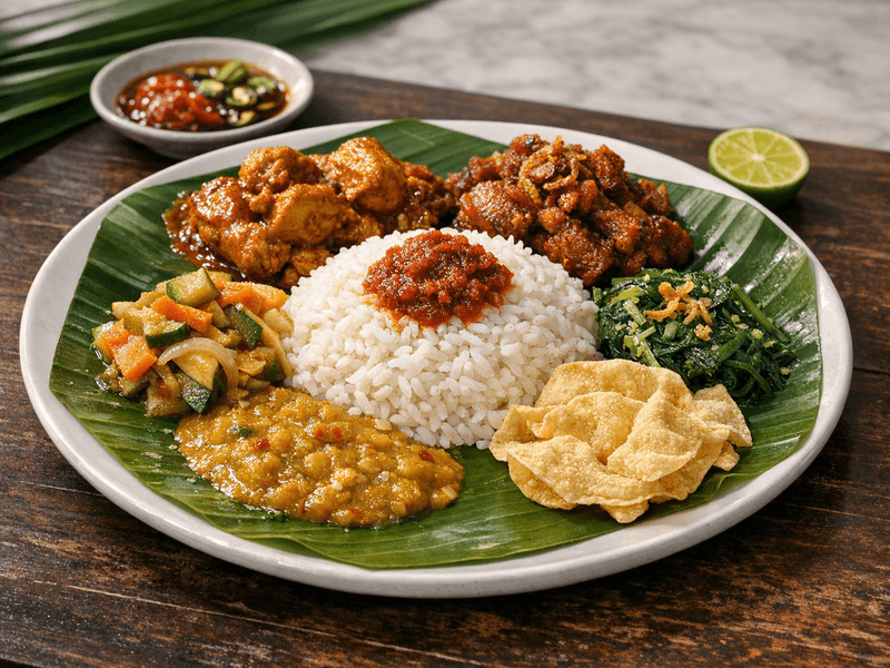 Nasi Daun Pisang