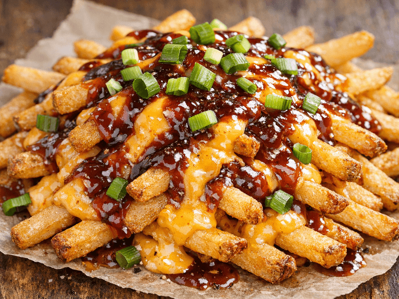 Barbecue Cheese Fries