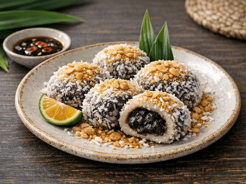 Black Bean Paste Mochi