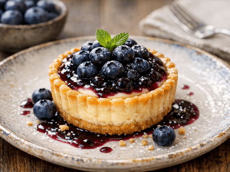 Tart Keju Blueberi