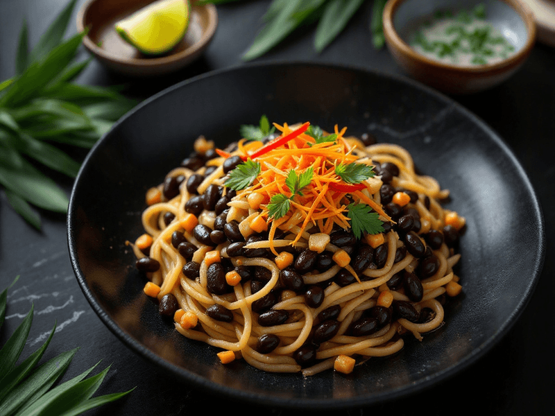 Boiled Black Beans