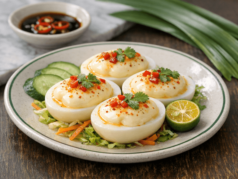 Boiled Eggs with Mayonnaise 3 Pieces