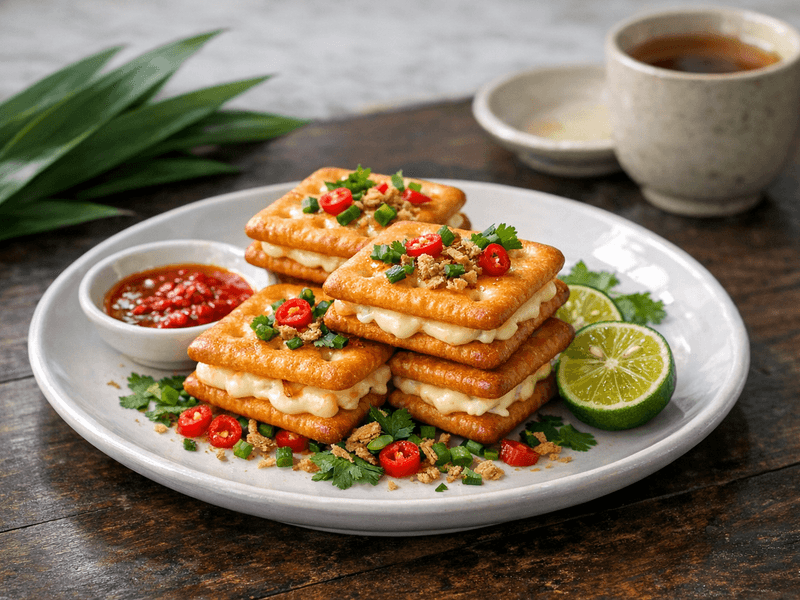 Cheese Cream Sandwich Biscuit