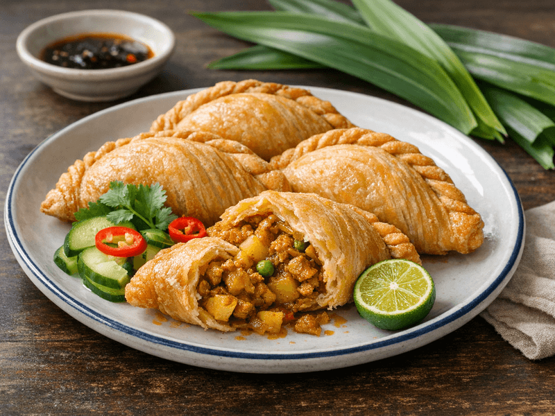 Chicken and Potato Curry Puff