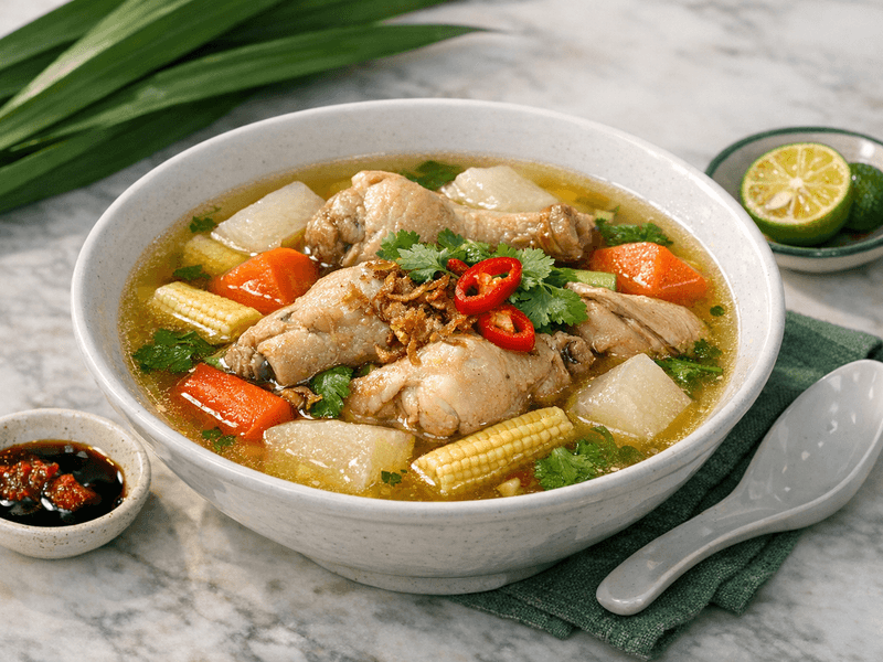 Chicken Broth with Vegetables