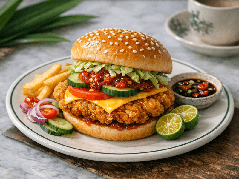 Burger Ayam McDonald's