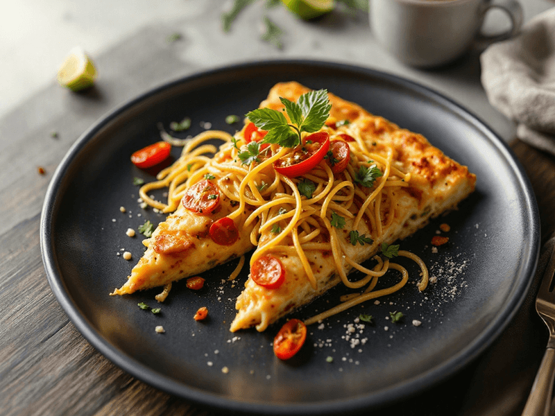 Chicken Carbonara Pizza