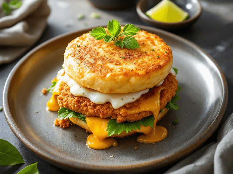 Chicken Egg Muffin Sandwich