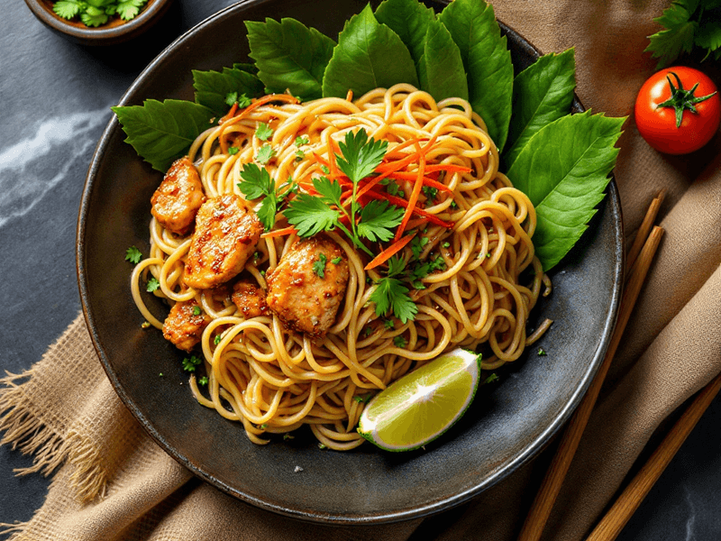 Chicken Kampua Noodles