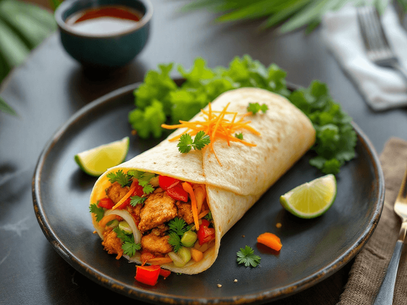 Chicken Keto Wrap