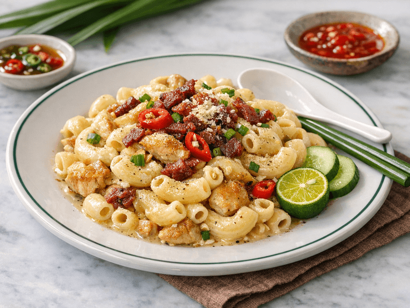 Carbonara Macaroni Ayam