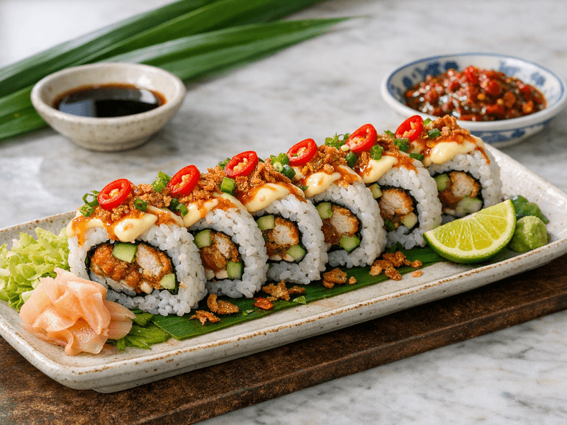 Sushi Gulung Ayam Mayo