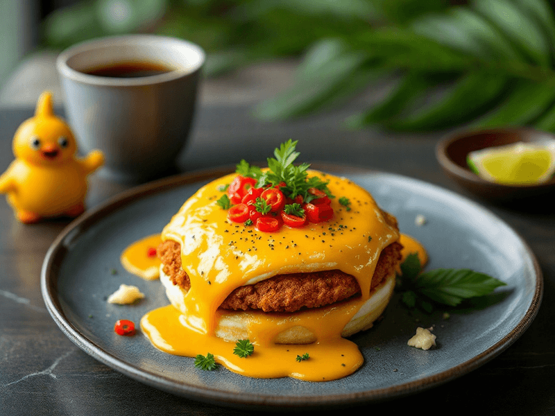 Chicken Mcmuffin with Egg and Cheese
