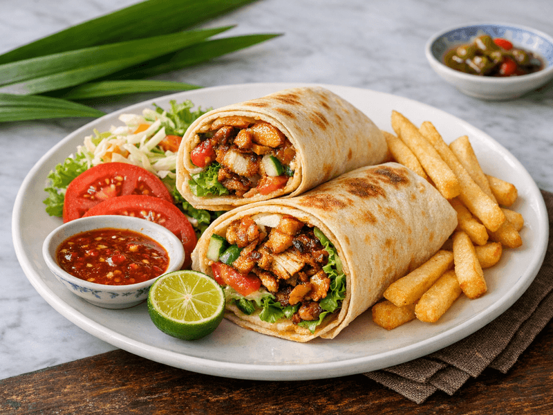 Wrap Shawarma Ayam