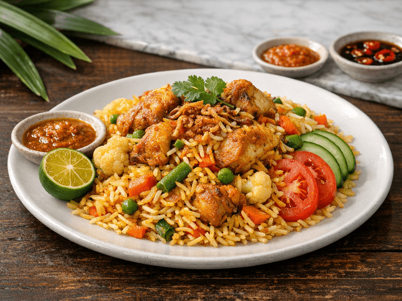 Chicken Vegetable Biryani