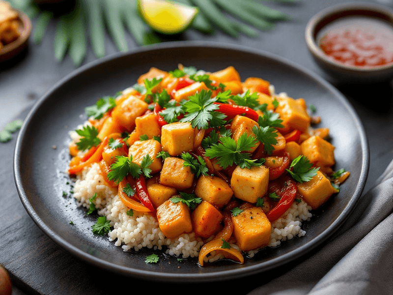 Chilli Oil Paneer Stir Fry