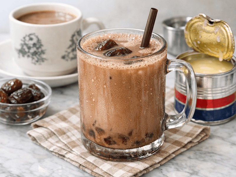 Chocolate Milk with Dates