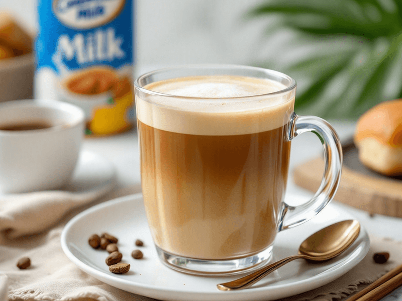 Coffee with Sugar and Milk Powder