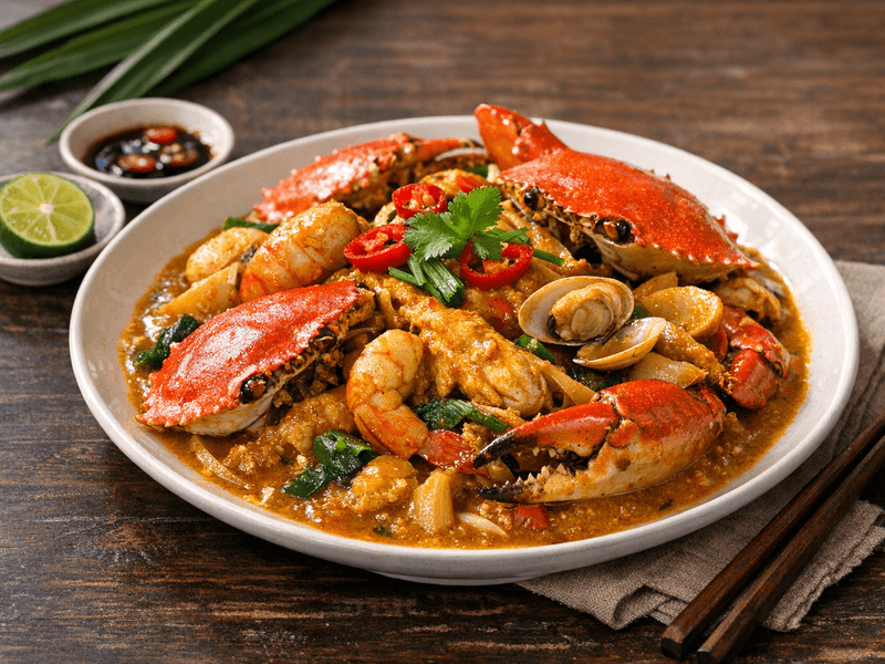 Crab Shell Out Curry
