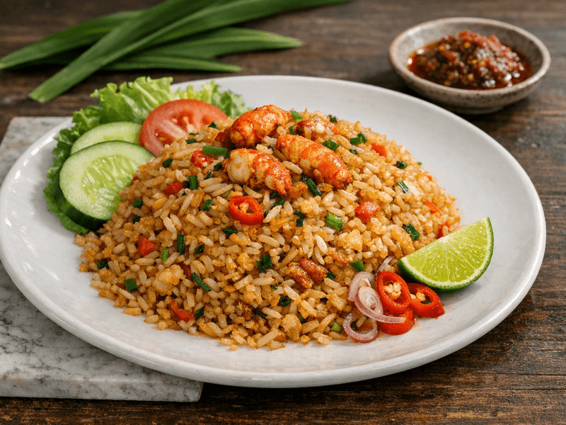 Nasi Goreng Udang Kara