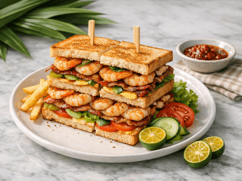 Double Decker Shrimp Club