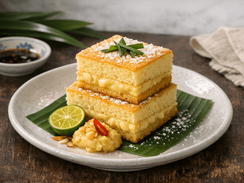 Durian Sponge Cake