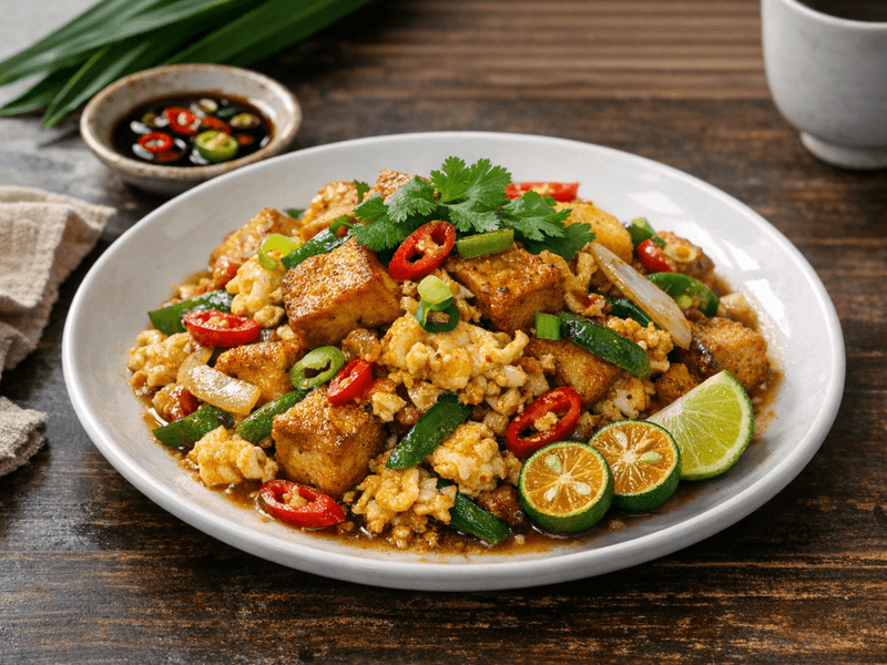 Egg and Tofu Stir Fry