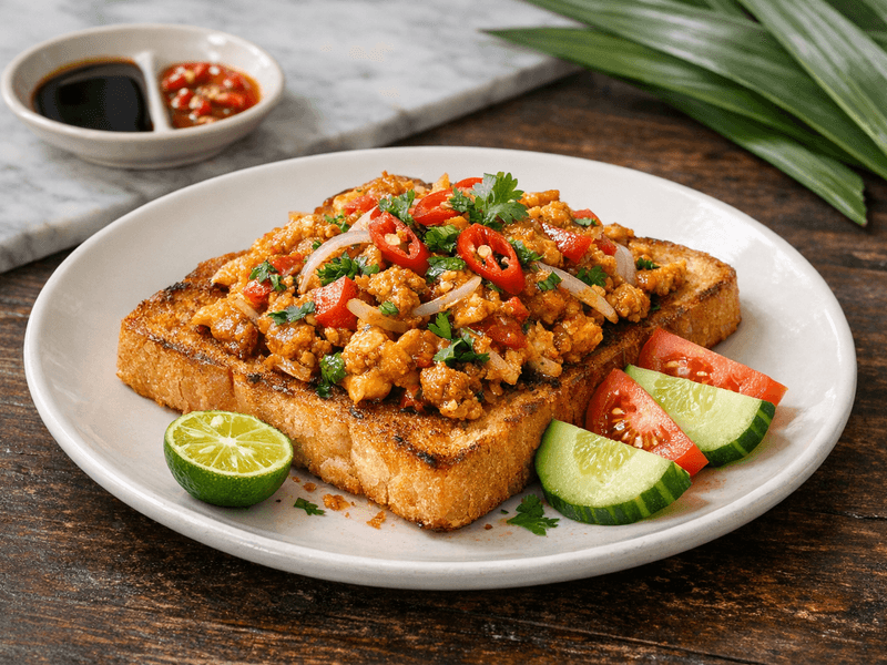 Egg Masala Toast