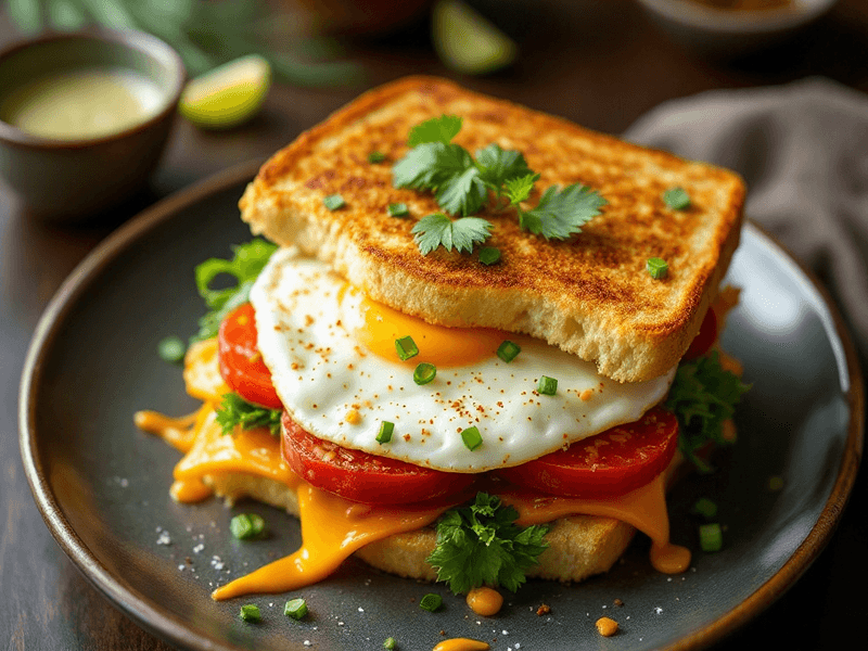 Egg Sandwich with Wholemeal Bread