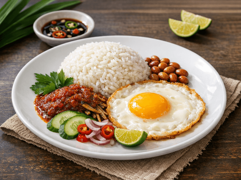 Nasi Telur Mata Lembu