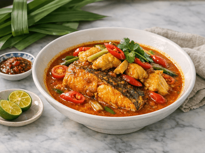 Fish Curry with Fermented Durian
