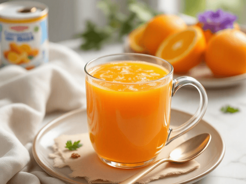 Fresh Orange Juice with Carrot