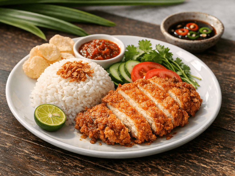 Nasi Ayam Goreng