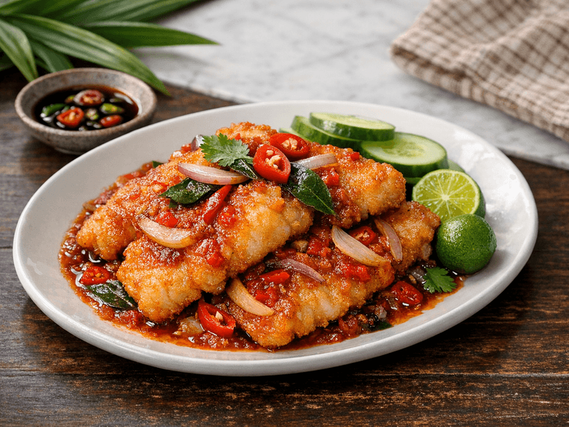 Ikan goreng fillet